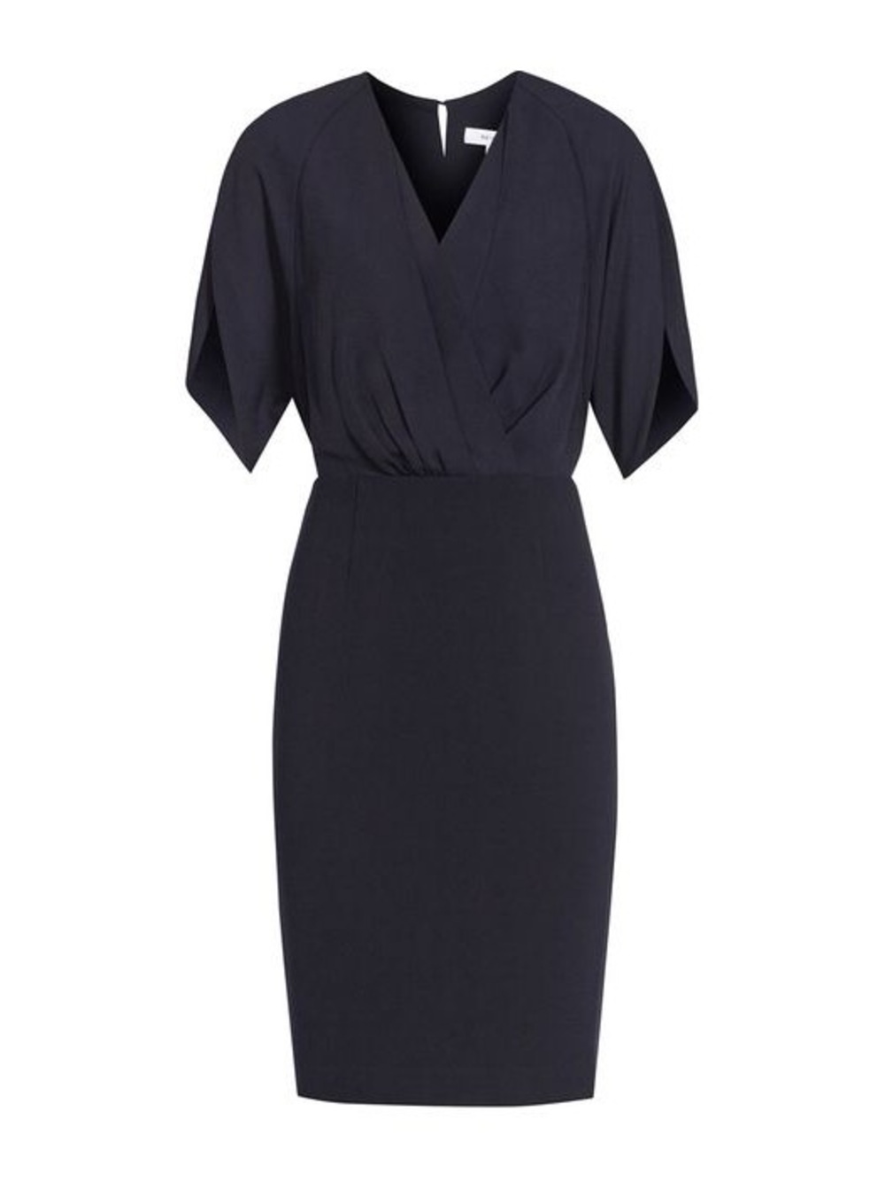 Reiss Lyon V-neck Navy Dress